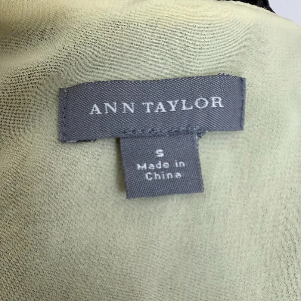 Women's Yellow Sleeveless Blouse, Side Zip,with Silk Lining by Ann Taylor, Sz S - Picture 2 of 6